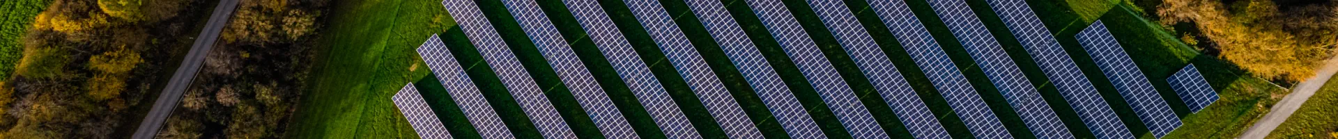 Luftansicht vom Solarpark Tegernbach
